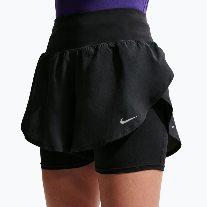 Women's running shorts Nike Tempo Flow black/black 4