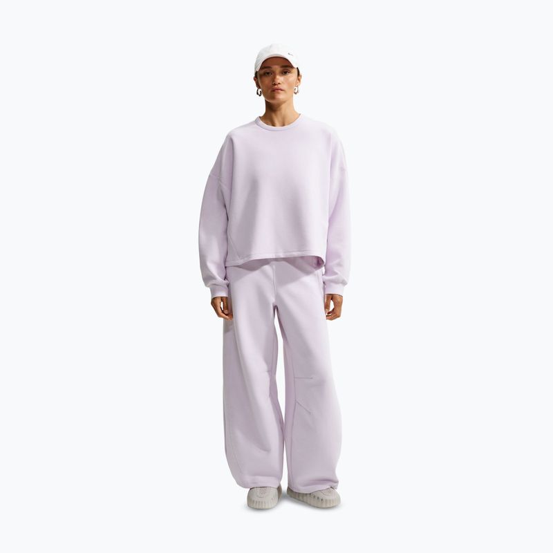 Women's training sweatshirt Nike 24.7 ImpossiblySoft Bleached Lilac/Platinum Violet 2