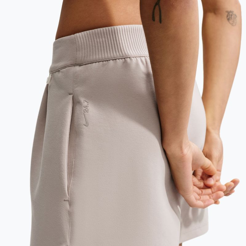 Women's training shorts Nike 24.7 ImpossiblySoft cream Ii/cream Ii/college grey 4