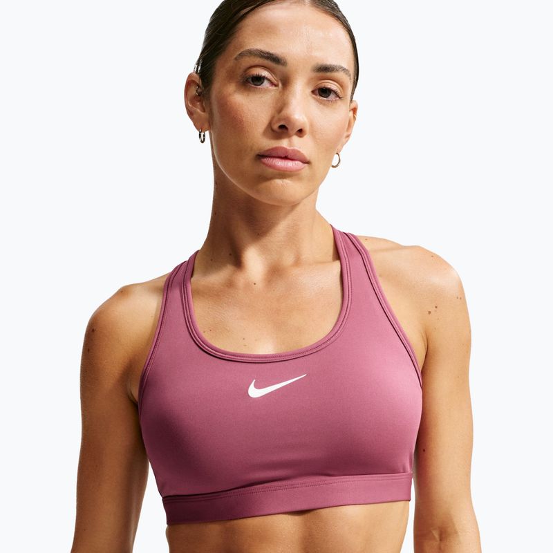 Training bra Nike Swoosh pink smoke/white