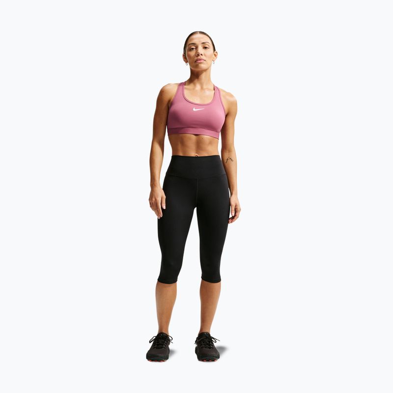 Training bra Nike Swoosh pink smoke/white 2