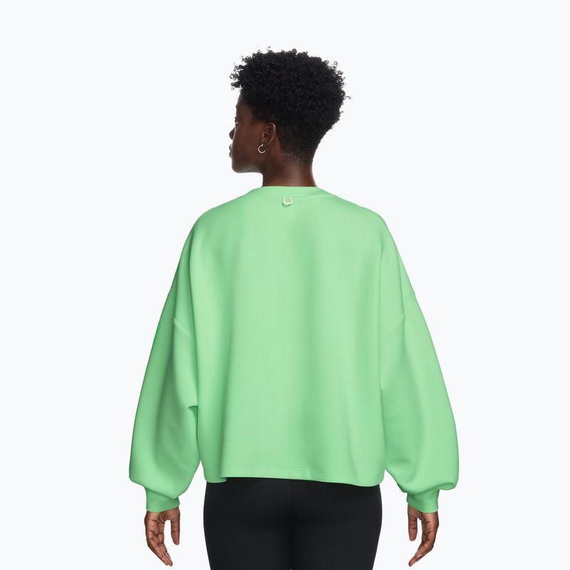 Women's training sweatshirt Nike 24.7 ImpossiblySoft Cucumber Calm/Illusion Green 2