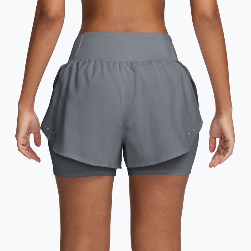 Women's running shorts Nike Tempo Flow cool grey/cool grey 2