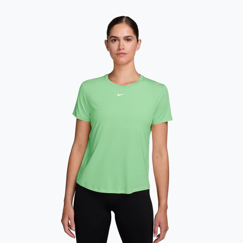 Women's training shirt Nike One Classic cucumber calm/white