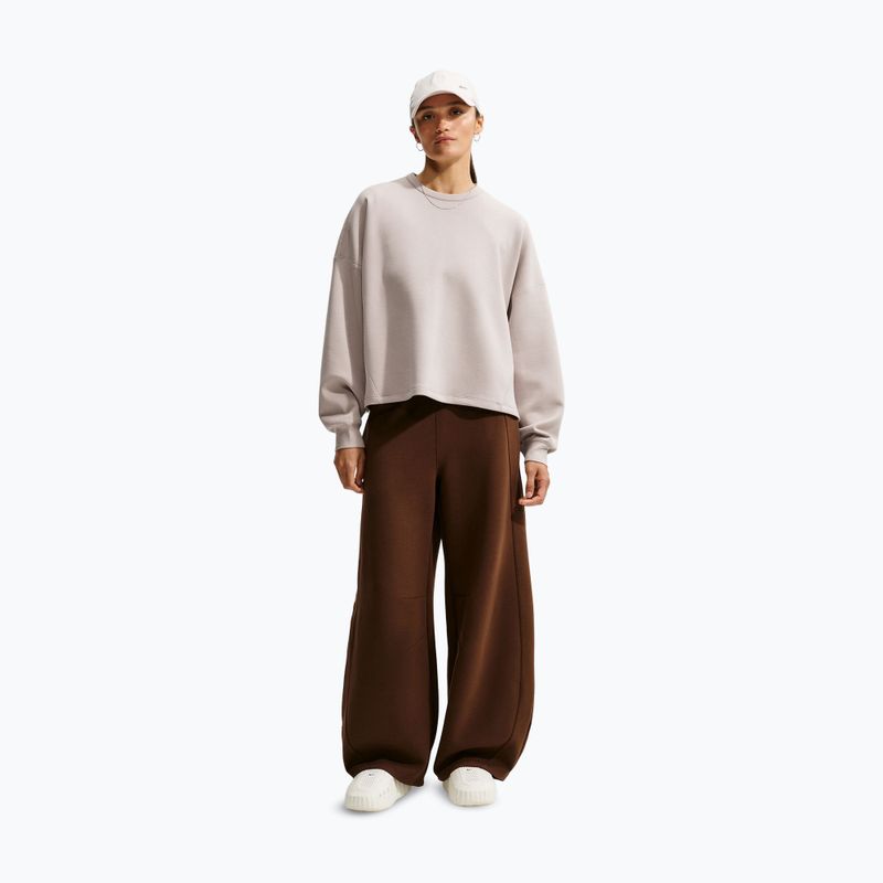 Women's training sweatshirt Nike 24.7 ImpossiblySoft Cream Ii/Cream Ii/College Grey 2
