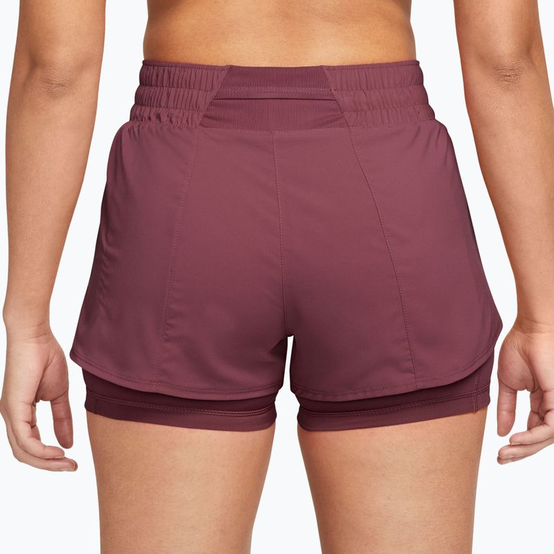 Women's training shorts Nike One pink smoke/white 2