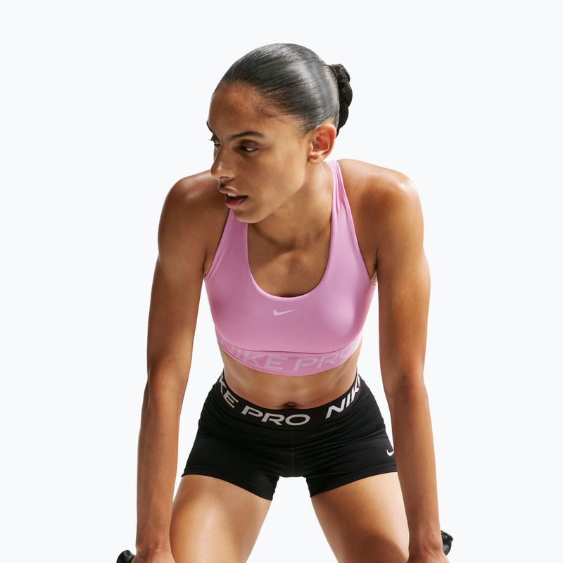Training bra Nike Pro 365 pink rise/white 5