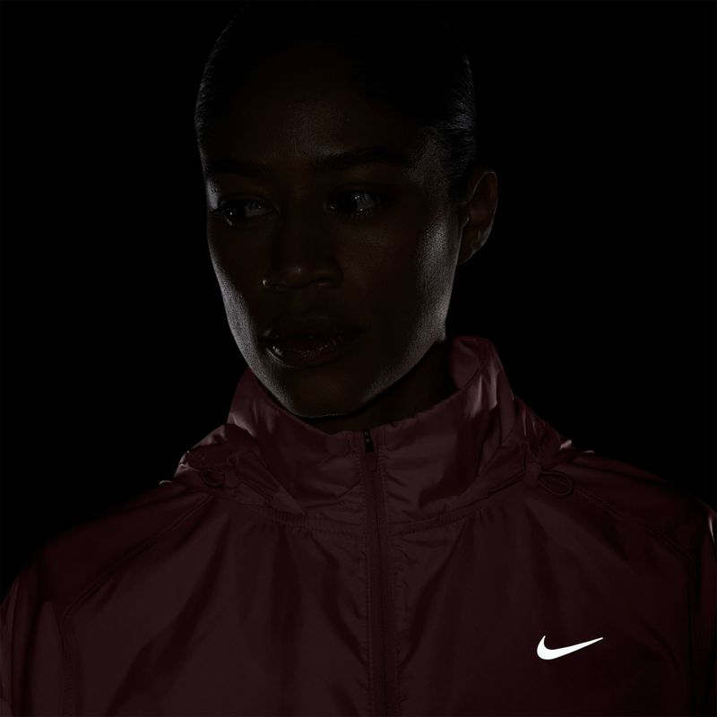 Women's running jacket Nike Tempo Repel pink smoke 4