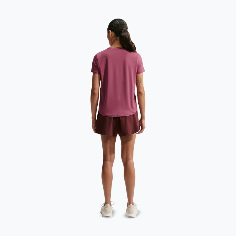 Women's training shirt Nike One Classic pink smoke/white 3