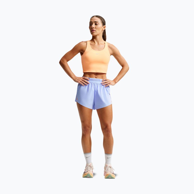 Women's running shorts Nike AeroSwift Dri-Fit ADV Mid-Rise 3" aluminum/black/white/atomic pink 2