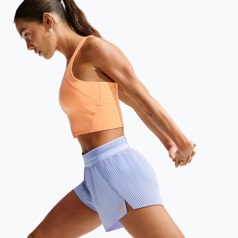 Women's running shorts Nike AeroSwift Dri-Fit ADV Mid-Rise 3" aluminum/black/white/atomic pink 4