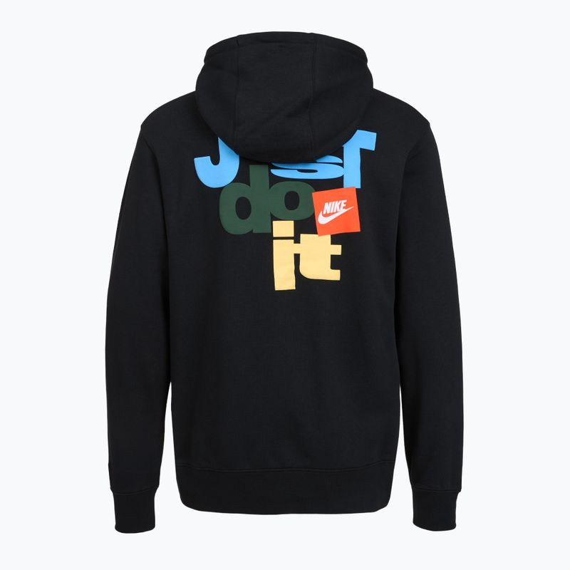 Men's sweatshirt Nike Sportswear Club black/black/white 8