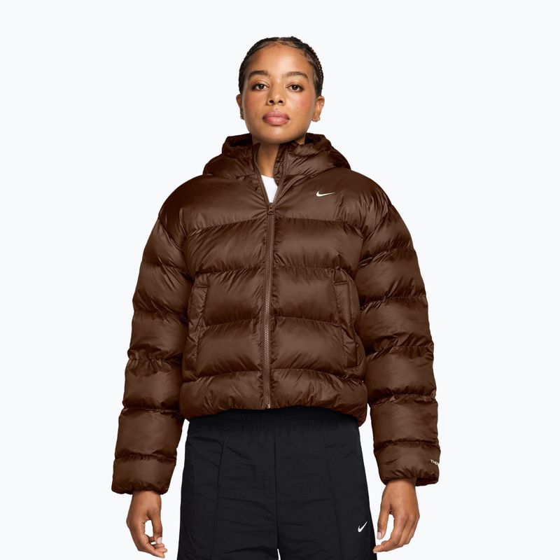 Women's jacket Nike TF SYN Classic cacao wow/sail