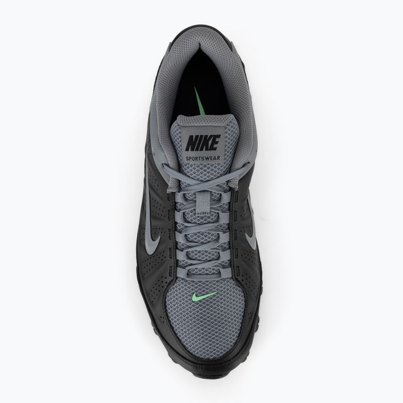 Men's Nike Reax 8 SL shoes black/illusion green/cool grey 5