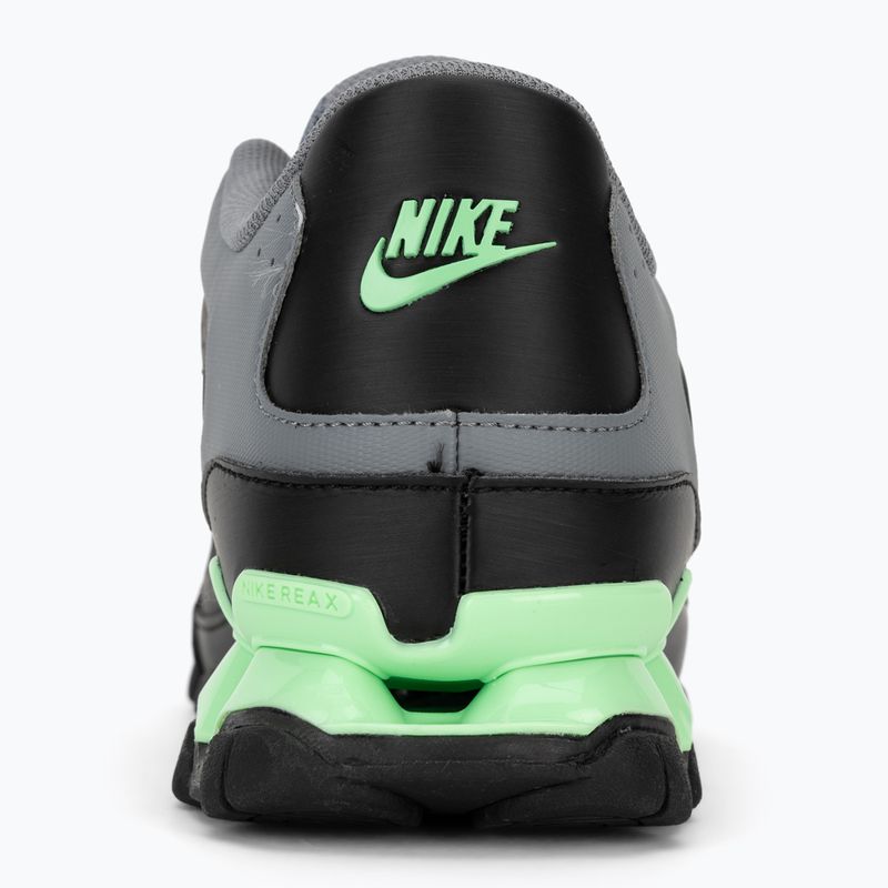 Men's Nike Reax 8 SL shoes black/illusion green/cool grey 6