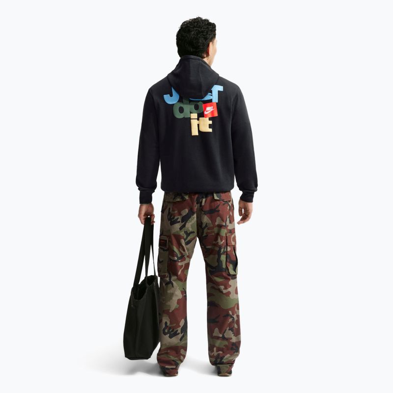 Men's sweatshirt Nike Sportswear Club black/black/white 3
