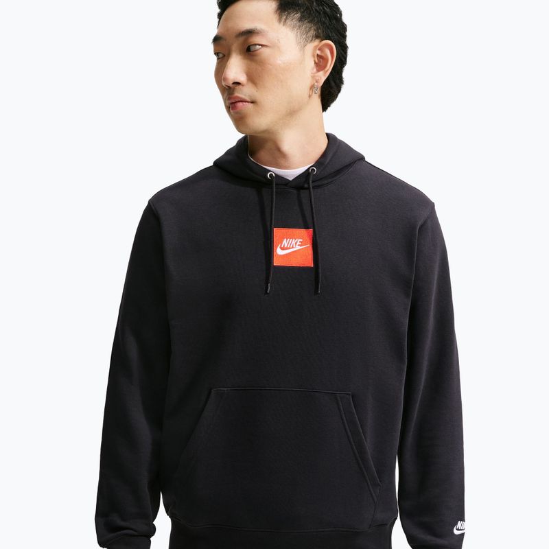 Men's sweatshirt Nike Sportswear Club black/black/white 4