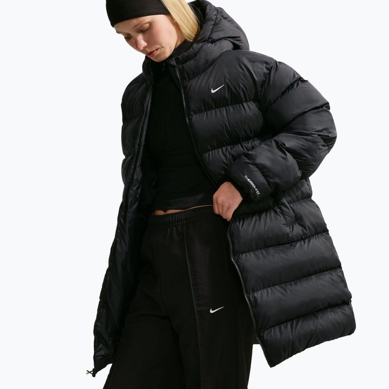 Women's insulated jacket Nike Classic Therma-FIT Parka black/sail 5