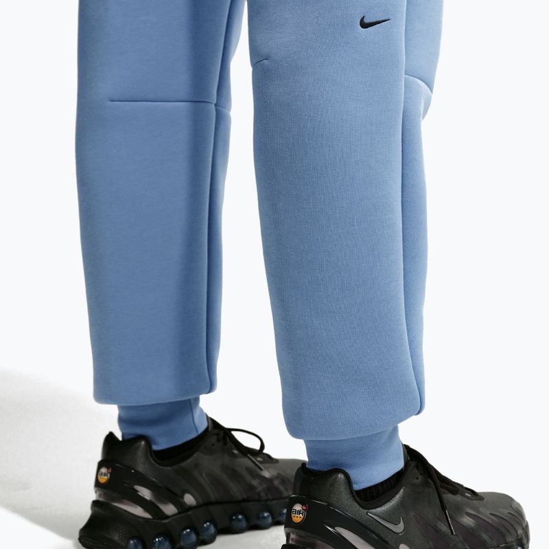 Women's trousers Nike Sportswear Tech Fleece work blue/black 6