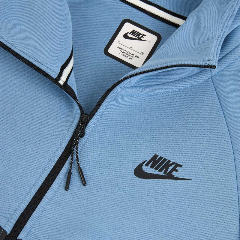 Women's sweatshirt Nike Sportswear Tech Fleece Windrunner work blue/black 9