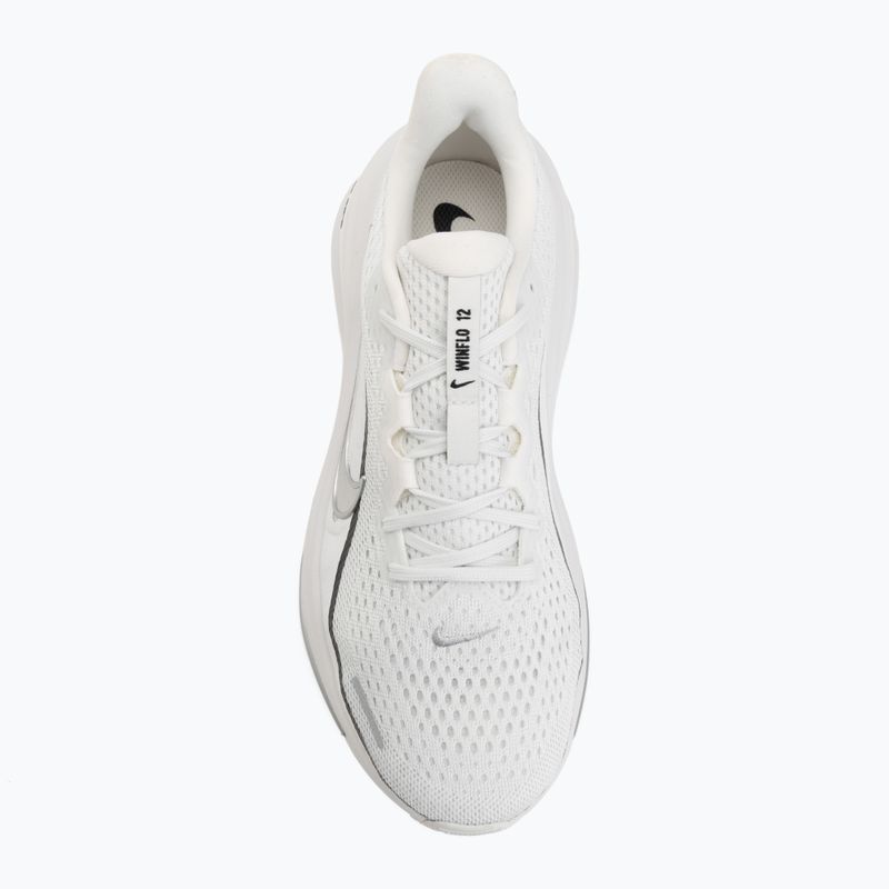 Women's running shoes Nike Winflo 12 summit white/black/metallic silver 5