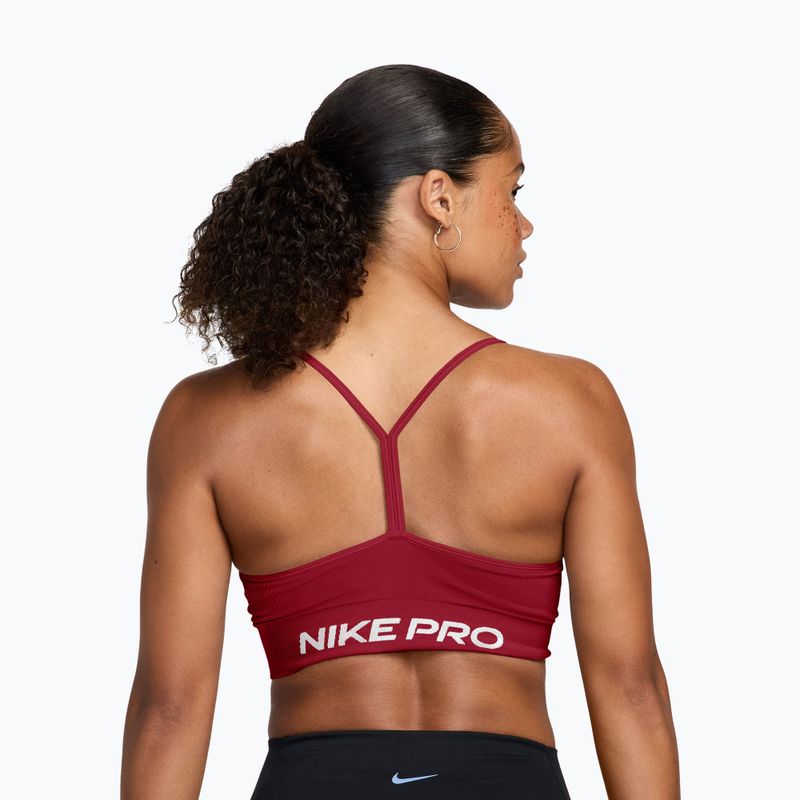 Training bra Nike Pro Seamless tough red/white 2