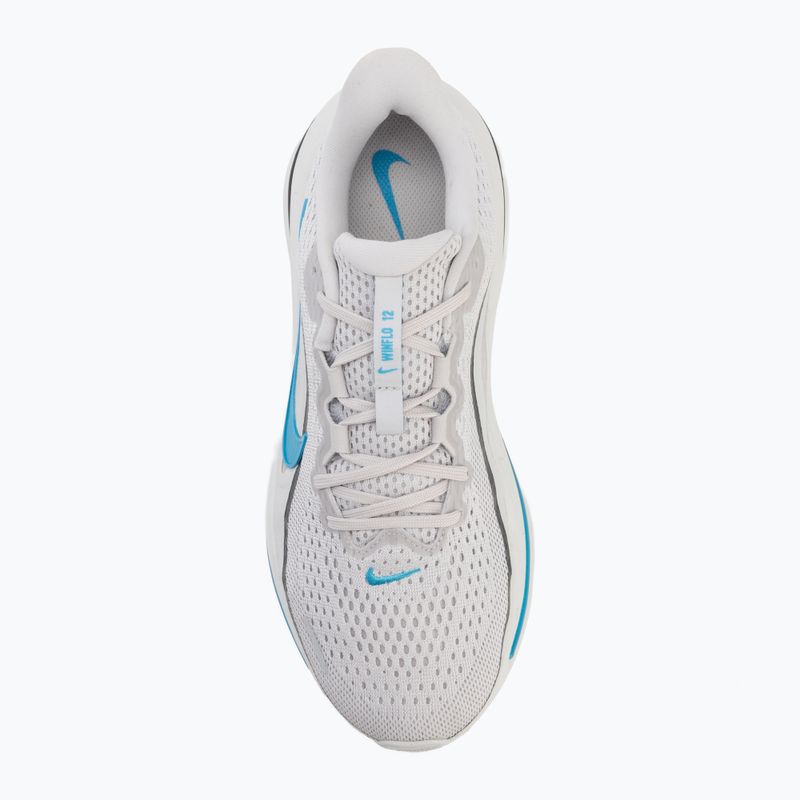 Men's running shoes Nike Winflo 12 vast grey/off white/light current blue 5