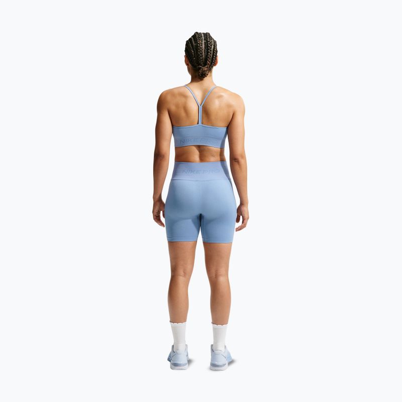 Women's training shorts Nike Pro Seamless work blue 2