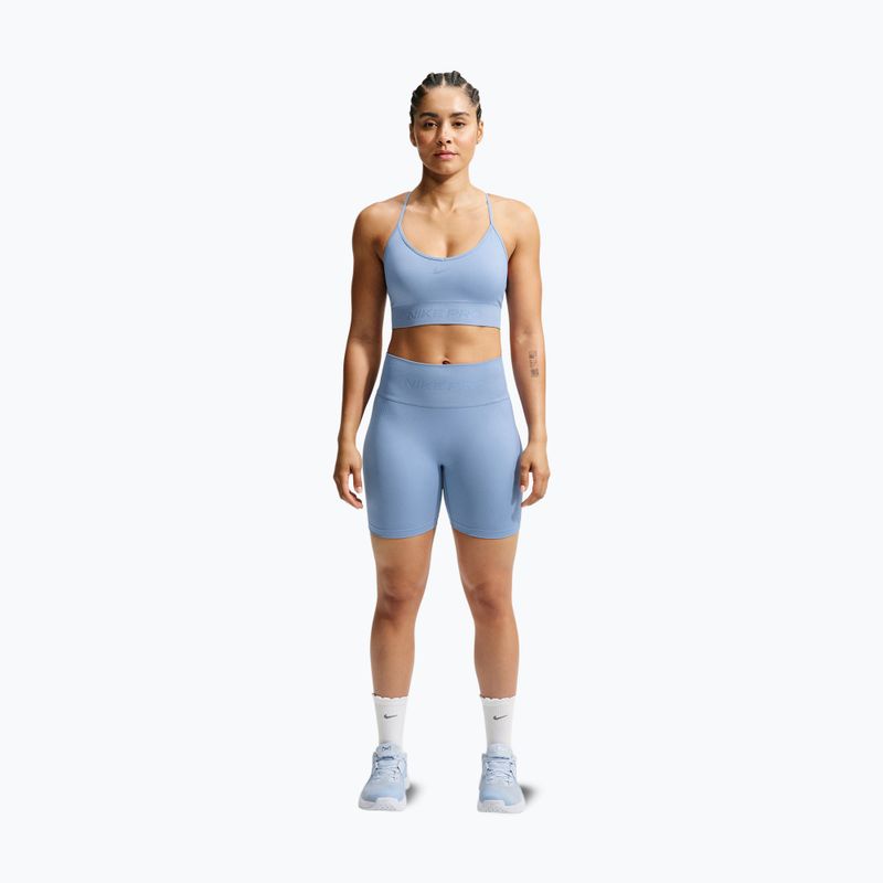 Women's training shorts Nike Pro Seamless work blue 7