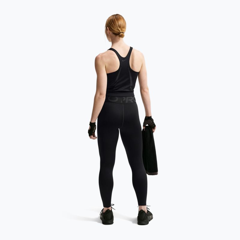 Women's training leggings Nike Pro Sculpt High-Waisted 7/8 black/black 3