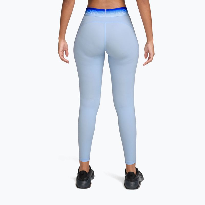 Women's leggings Nike Pro hydrogen blue/old royal 2