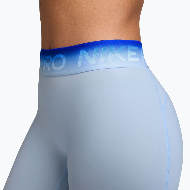 Women's leggings Nike Pro hydrogen blue/old royal 3