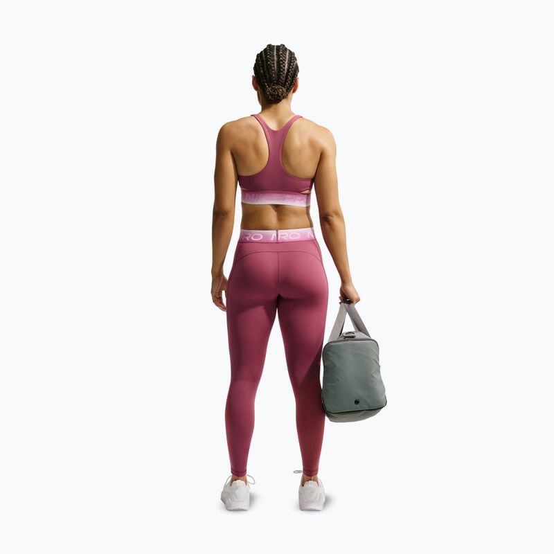 Women's leggings Nike Pro pink smoke/pink rise 3