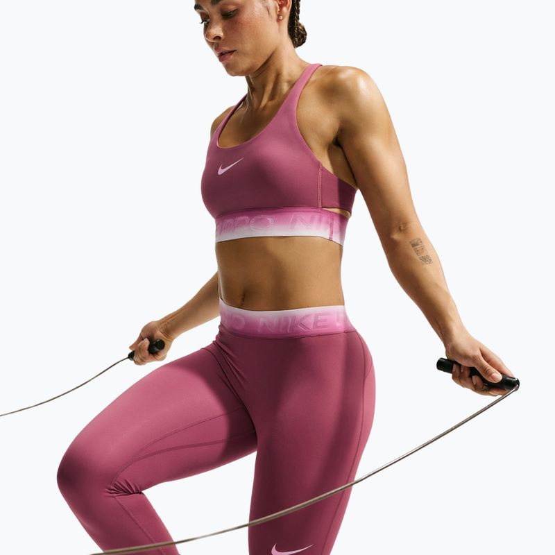 Women's leggings Nike Pro pink smoke/pink rise 6