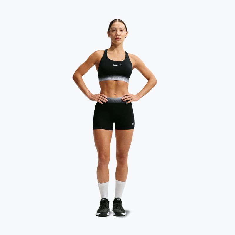 Training bra Nike Pro black/black/ghost/smoke grey 7