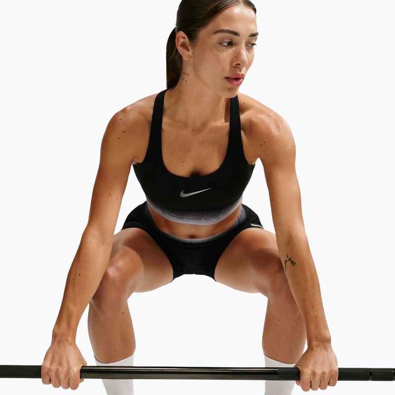 Training bra Nike Pro black/black/ghost/smoke grey 5