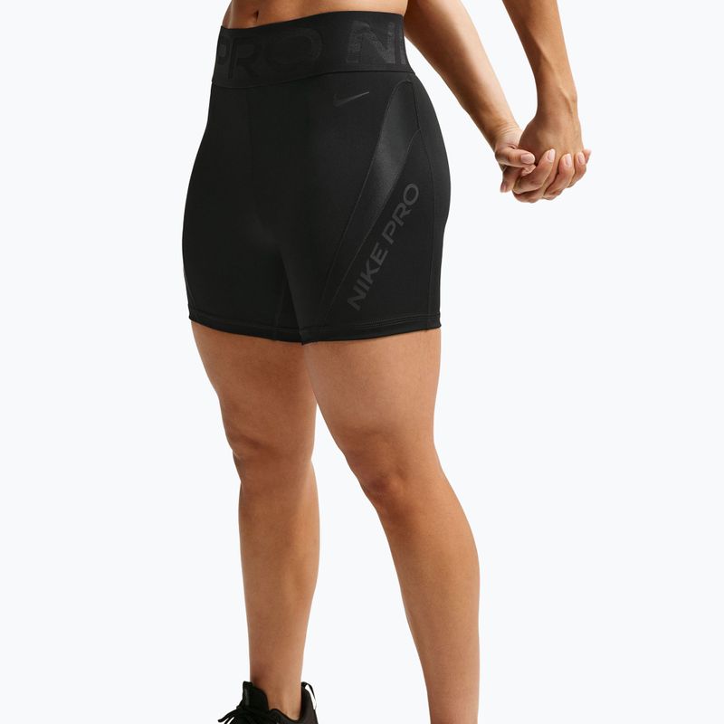 Women's training shorts Nike Pro Sculpt black/black 4