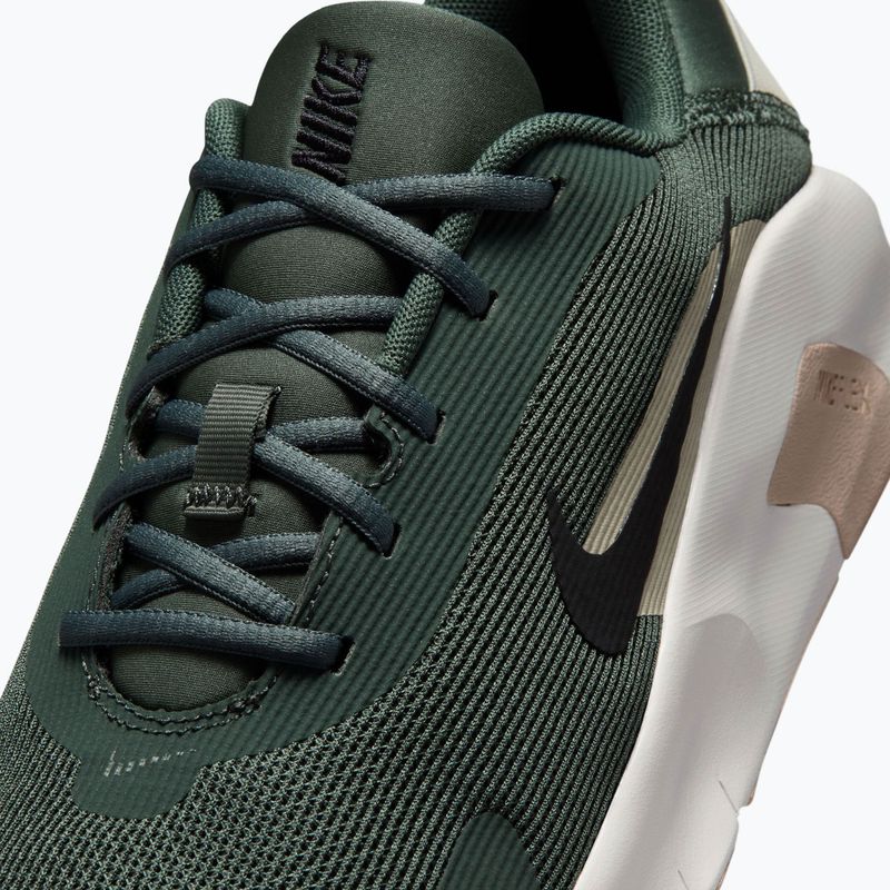 Men's training shoes Nike Flex Train camo green/summit white/cream Ii/black 5