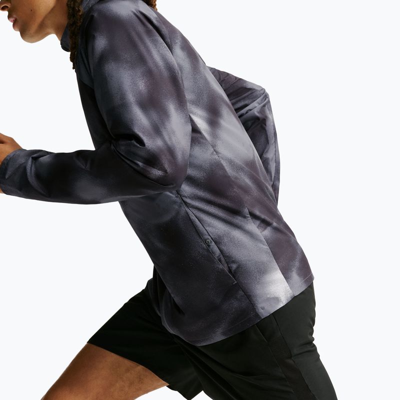 Men's running jacket Nike Miler black/smoke grey 7