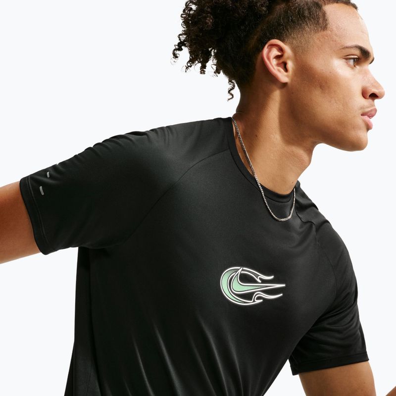 Men's running shirt Nike Stride black 5