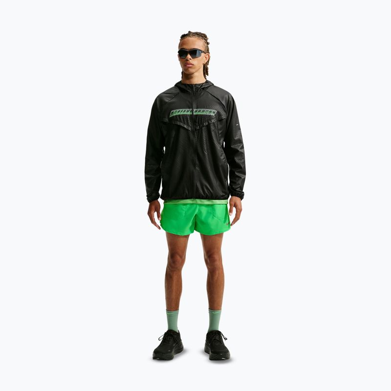 Men's Nike Stride Dri-Fit Brief-Lined 5" Shorts green spark 2