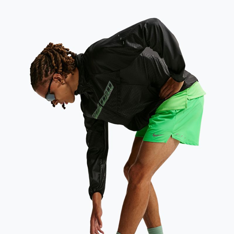 Men's Nike Stride Dri-Fit Brief-Lined 5" Shorts green spark 4