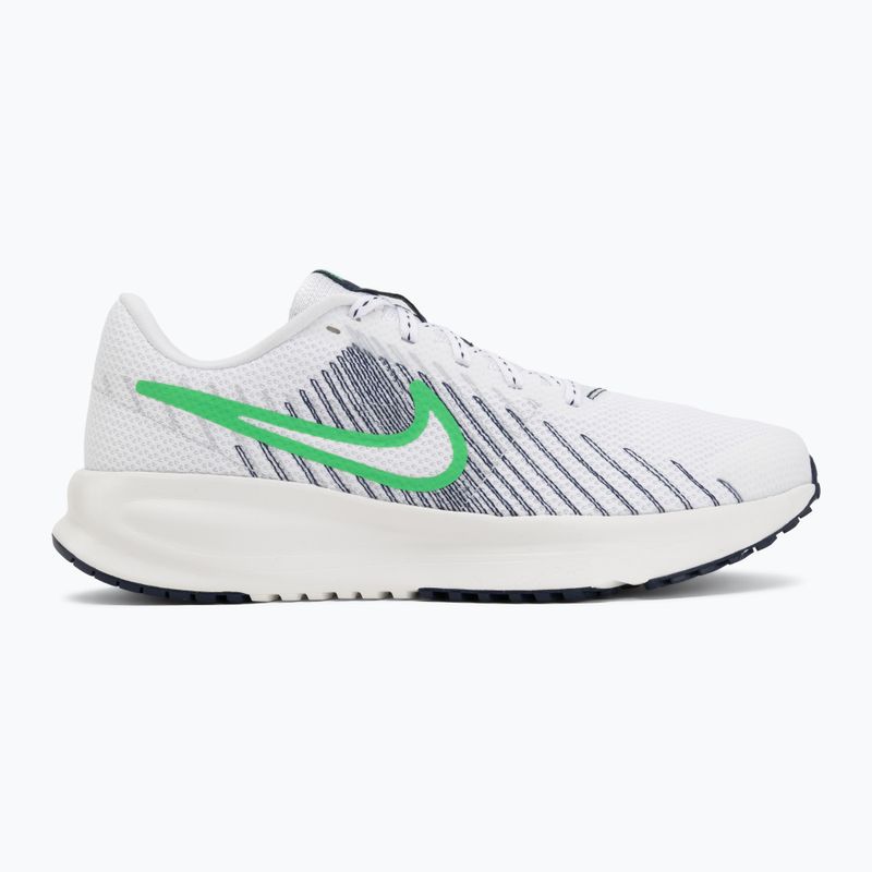 Men's running shoes Nike Run Defy White/Midnight Navy/Green Spark 2