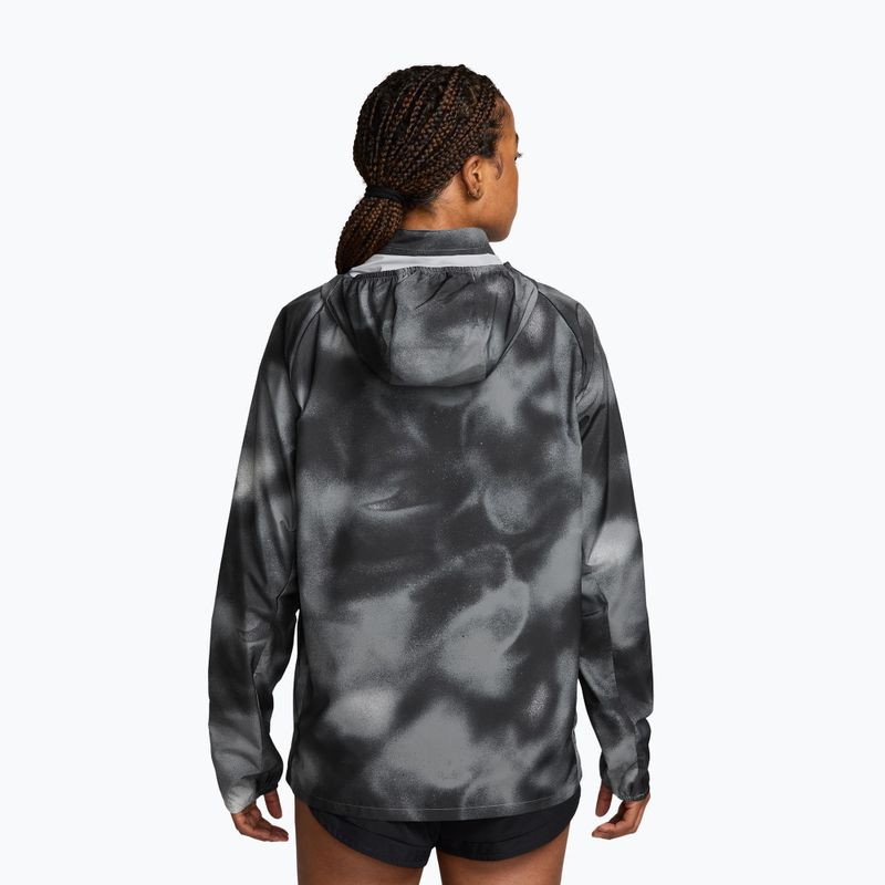 Men's running jacket Nike Miler black/smoke grey 2
