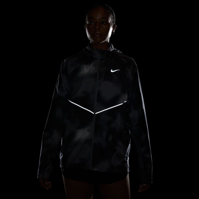 Men's running jacket Nike Miler black/smoke grey 7