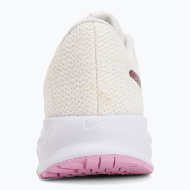 Women's running shoes Nike Run Defy sail/white/pink rise/pink smoke 6