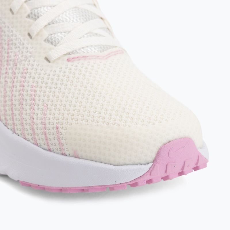 Women's running shoes Nike Run Defy sail/white/pink rise/pink smoke 7