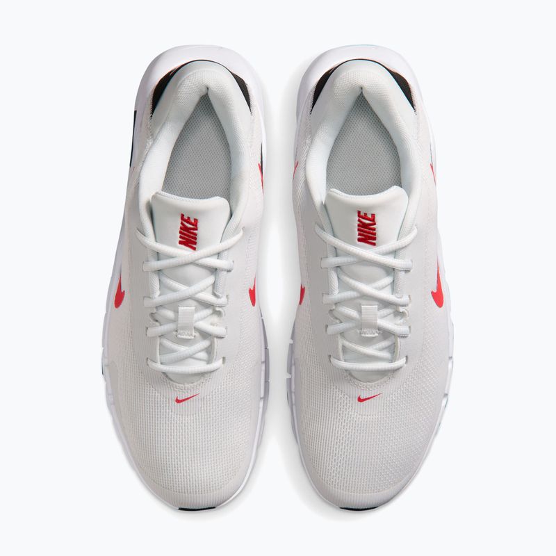Men's training shoes Nike Flex Train off white/white/black/university red 4