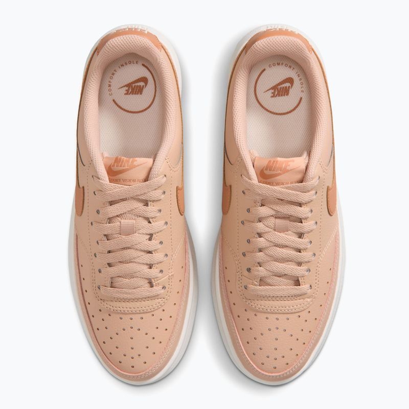 Women's shoes Nike Court Vision Alta shimmer/sail/light cognac 4