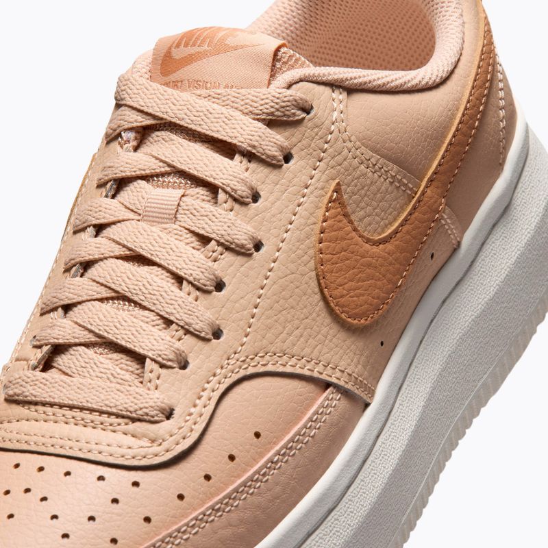Women's shoes Nike Court Vision Alta shimmer/sail/light cognac 5